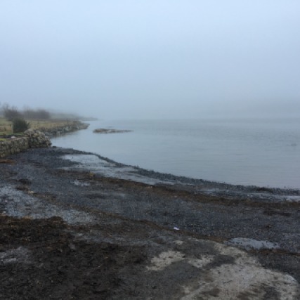 A foggy Galway Bay
